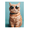 Verjaardagskaart met kat