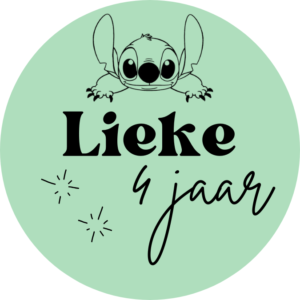 traktatie lilo and stitch sticker