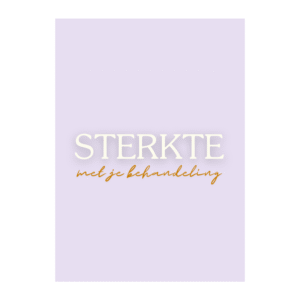 Kaart sterkte met je behandeling