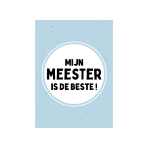 kaartje-mijn-meester-is-de-beste