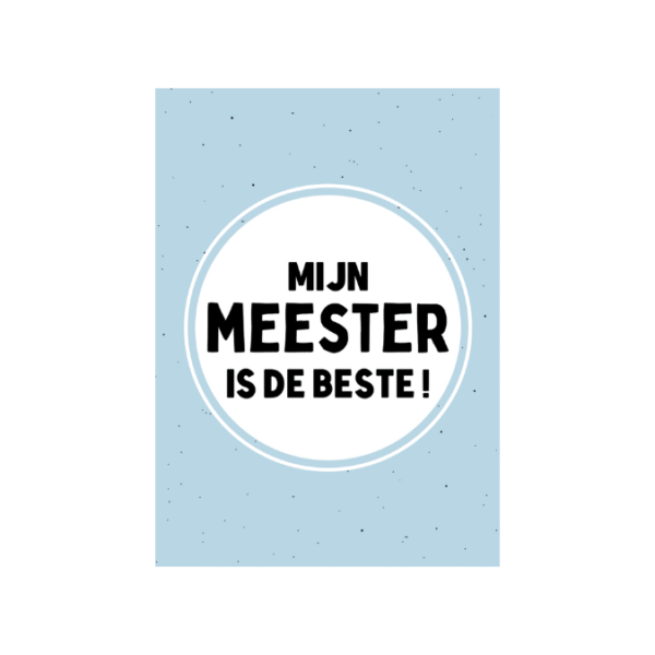 kaartje-mijn-meester-is-de-beste