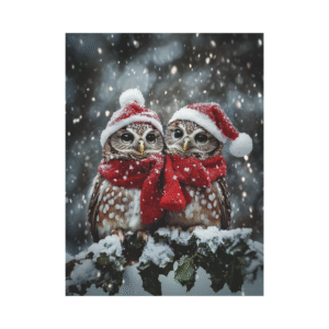 kerstkaart-met-uiltjes