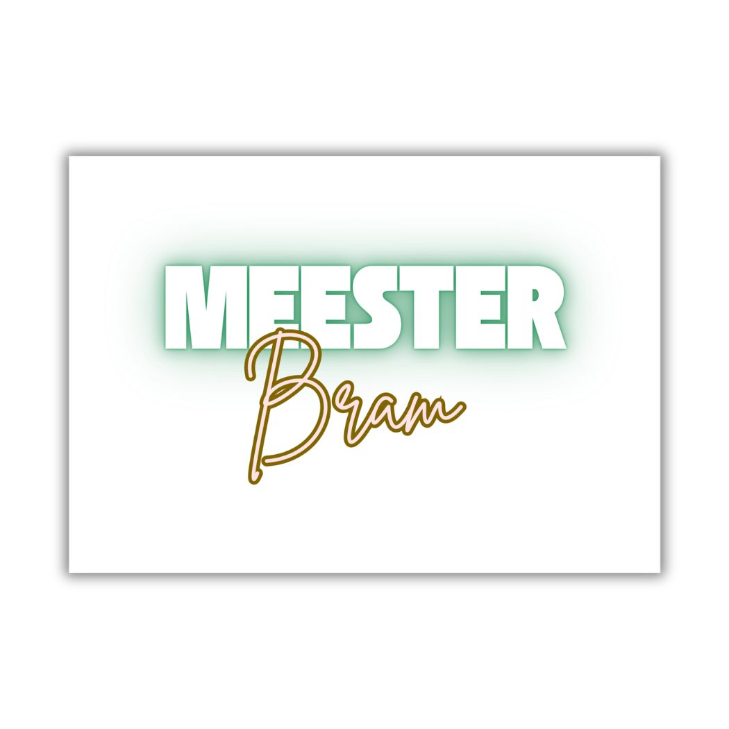kaart-met-naam-voor-meester
