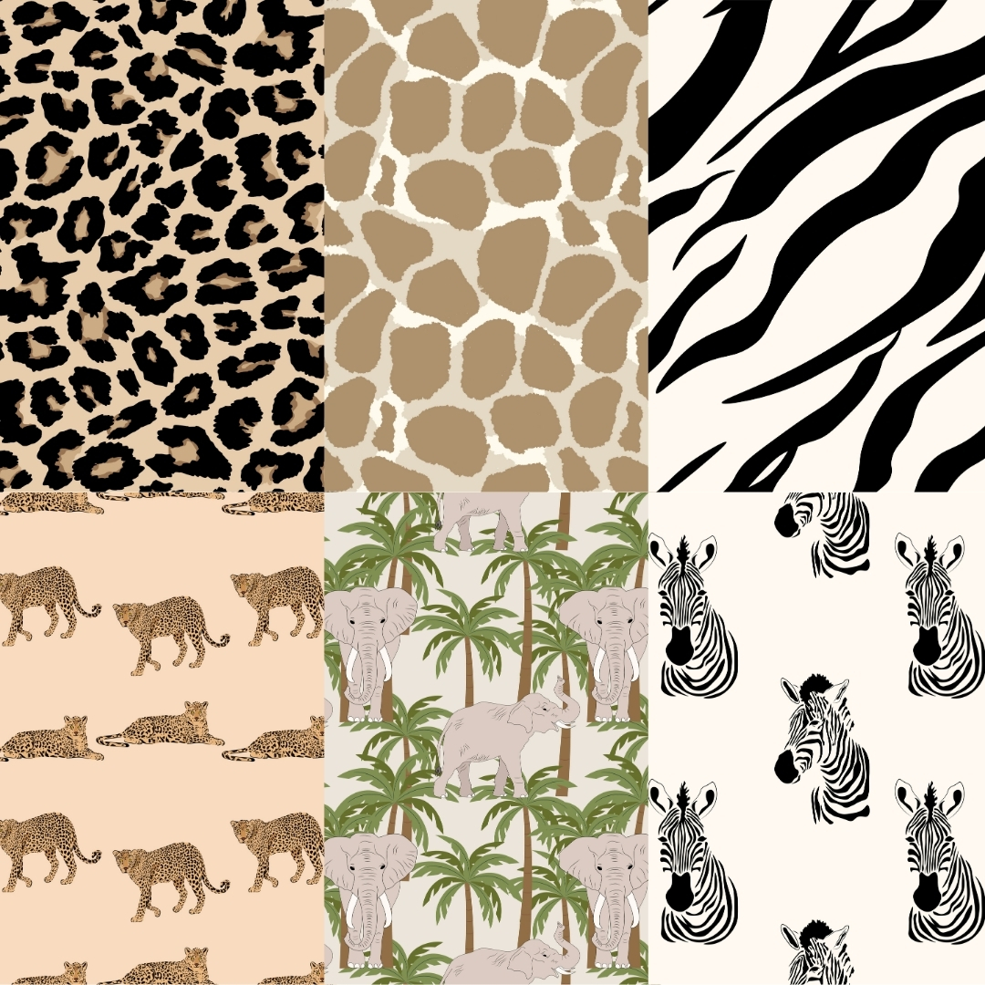 journal -achtergrond-papier-dieren