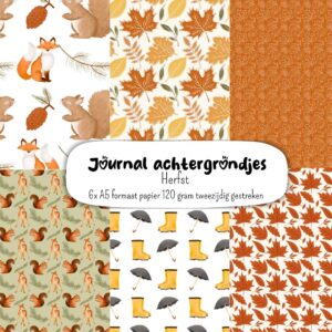 journal-achtergrond-papier-herfst